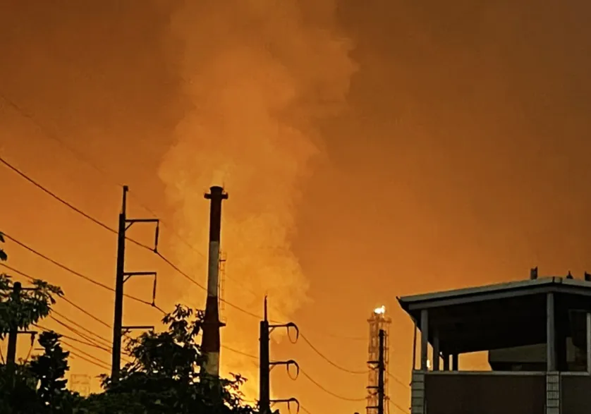 中油大林廠火警！高市環保局持續監測空氣品質