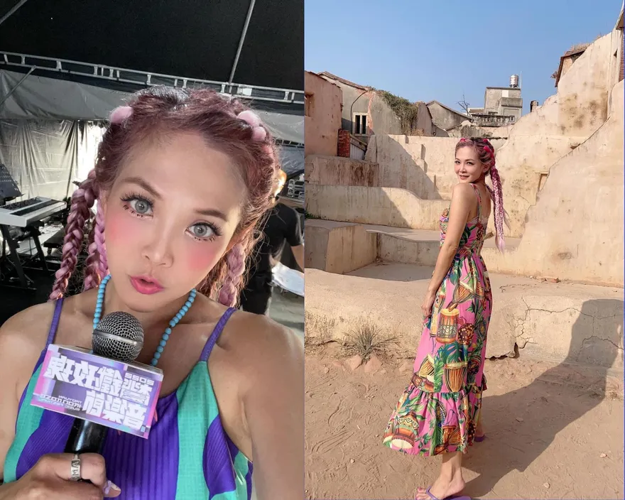 女星發燒「不戴罩進棚錄影」！嗨喊「我現在流感ing」被罵翻　她急道歉：是白X口誤