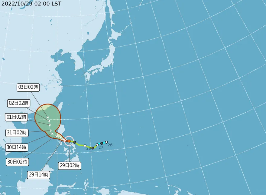 雨彈今開炸4天！北北基宜迎大雨特報　「奈格颱風」最新路徑曝