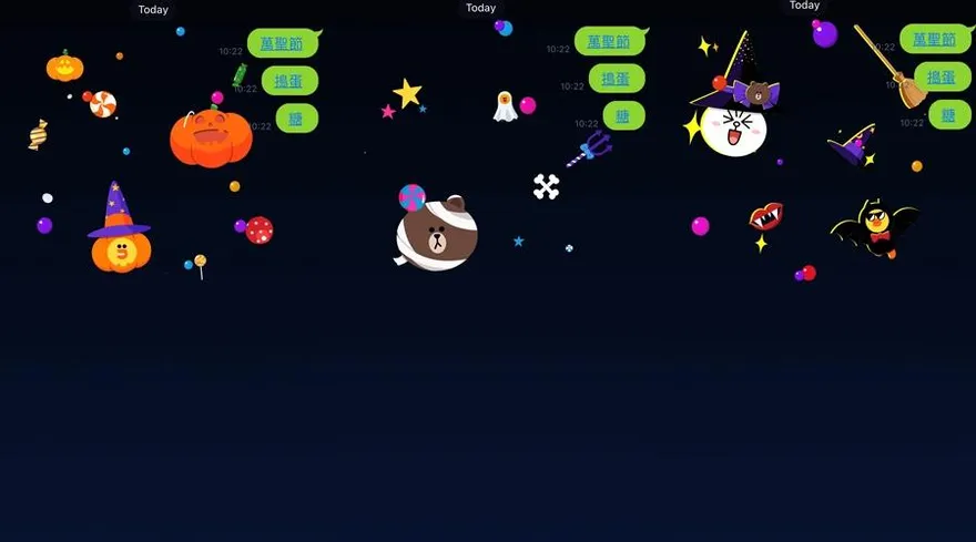 搗蛋鬼出沒！LINE「萬聖節特效」限時登場　3咒語召喚魔法…快來線上變裝