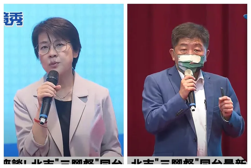 辯論前開砲暖身！黃珊珊暗酸民進黨　陳時中反嗆她「寄生民眾黨」