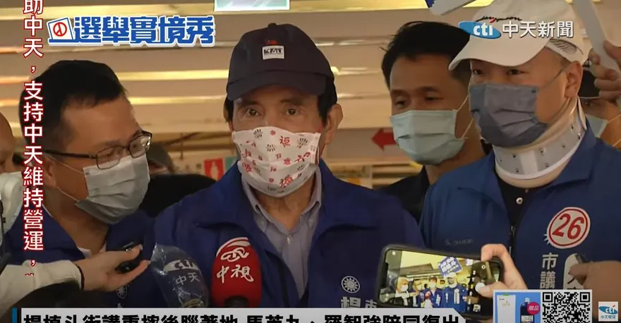 馬英九心疼摔傷陪掃木柵市場　楊植斗忘做一件事嘆可惜