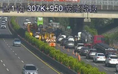 快訊/國1北上安定段塞爆！「相隔不到1km」釀2追撞　回堵逾3公里