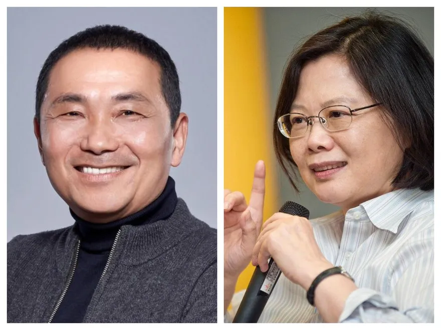 「超級週末」藍綠雙北大車拚　蔡英文總統級規格vs.侯友宜六都合體造勢