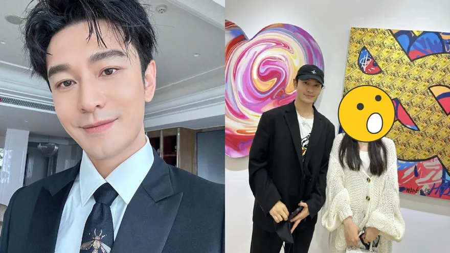 緋聞傳半年…黃曉明攜「激似baby新歡」看展！「0遮掩合照」流出　網驚：準備官宣的節奏