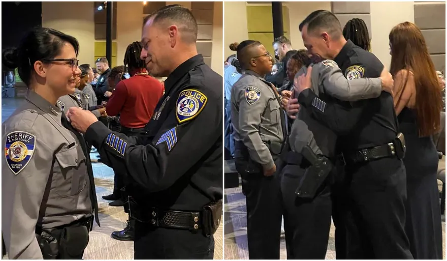 警界佳話！警察22年前救援小女嬰　如今親手為她別警徽