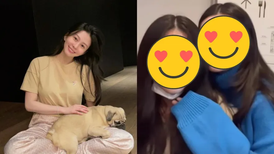 邱淑貞基因太強大！「最美星二代」沈月罕合體妹妹　「3人同框仙氣爆棚」養眼畫面曝