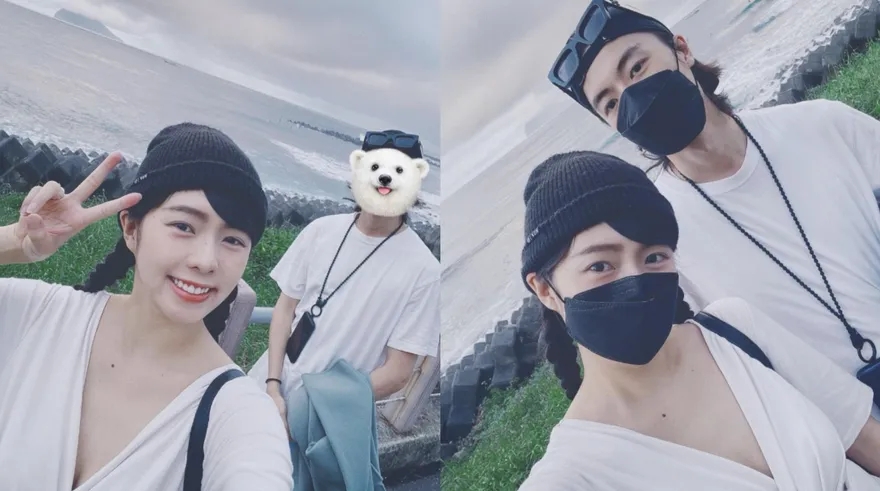 卸貨二寶一個月…「最美校花」解放好身材！穿白洋裝逛夜市　深V視角全放送