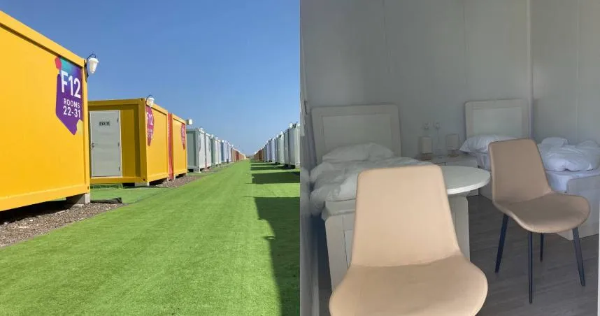 世足賽/球迷村像難民營！一晚7000元住帳棚、貨櫃屋還沒冷氣　「白天根本是地獄」