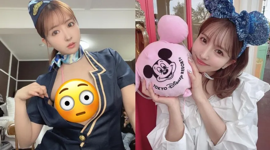 三上悠亞放送車頭燈！化身火辣空服員　深V曲線洩邪惡視角