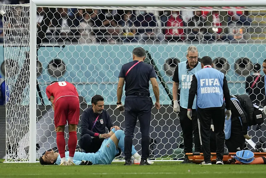 世足賽/英格蘭攻破伊朗球門！35分鐘中場貝林漢姆進第一球