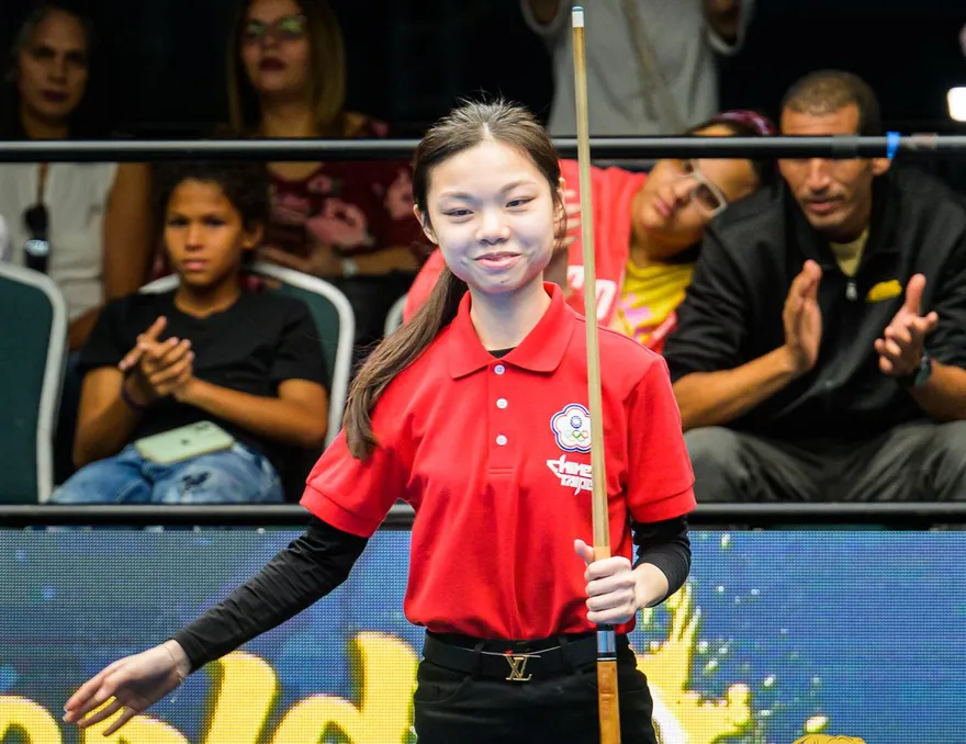 【影】打敗韓妹就是爽！敗部復活　洪欣妤世青9號球封后