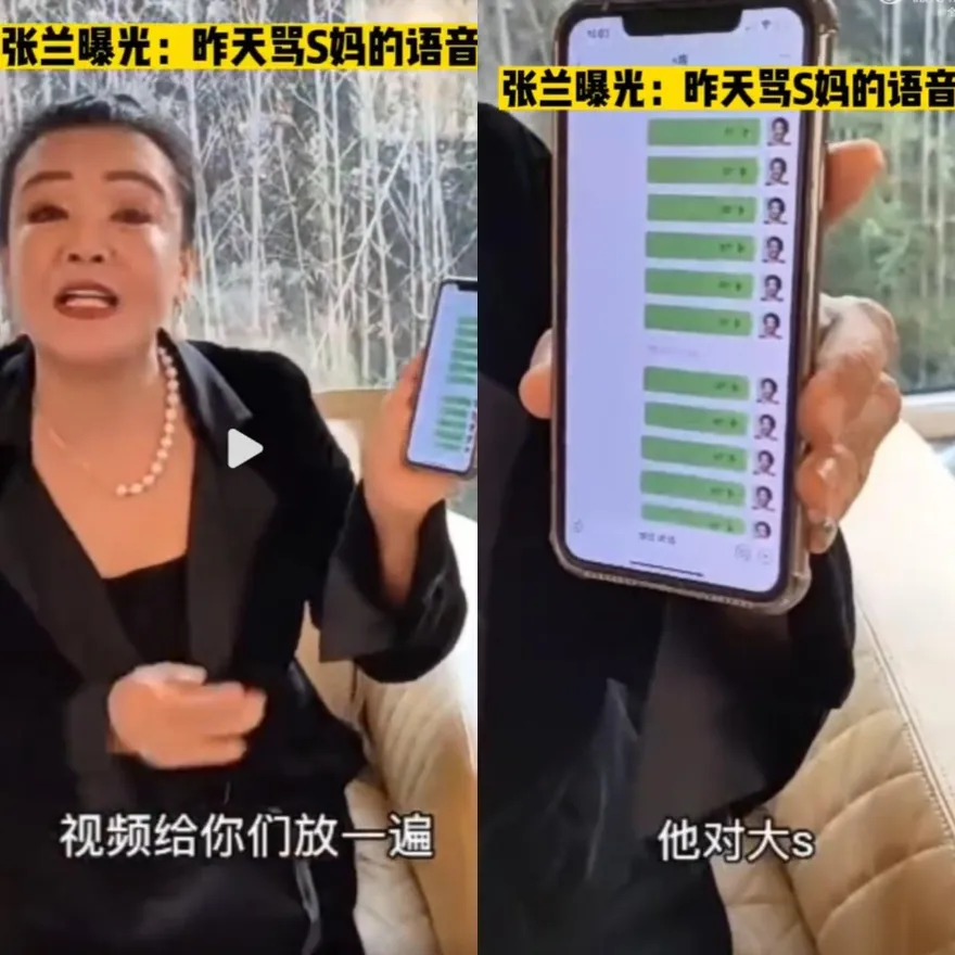 張蘭再揭音檔開轟「妳們別寫劇本了」　S媽回嗆：為什麼瘋子罵人理所當然