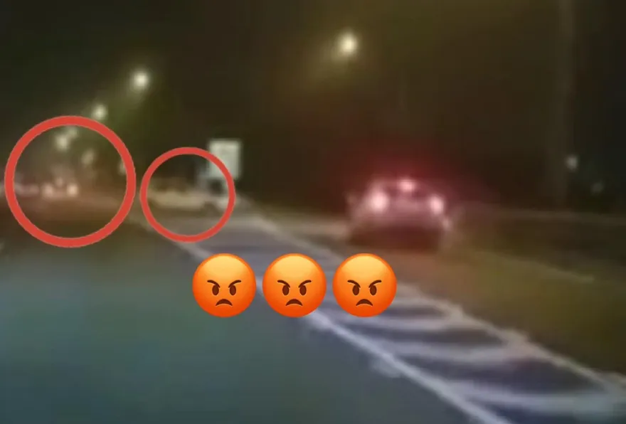 【影】行動事故製造機！白目車秒「鬼切」換車道　害旁車打橫180度險翻下匝道