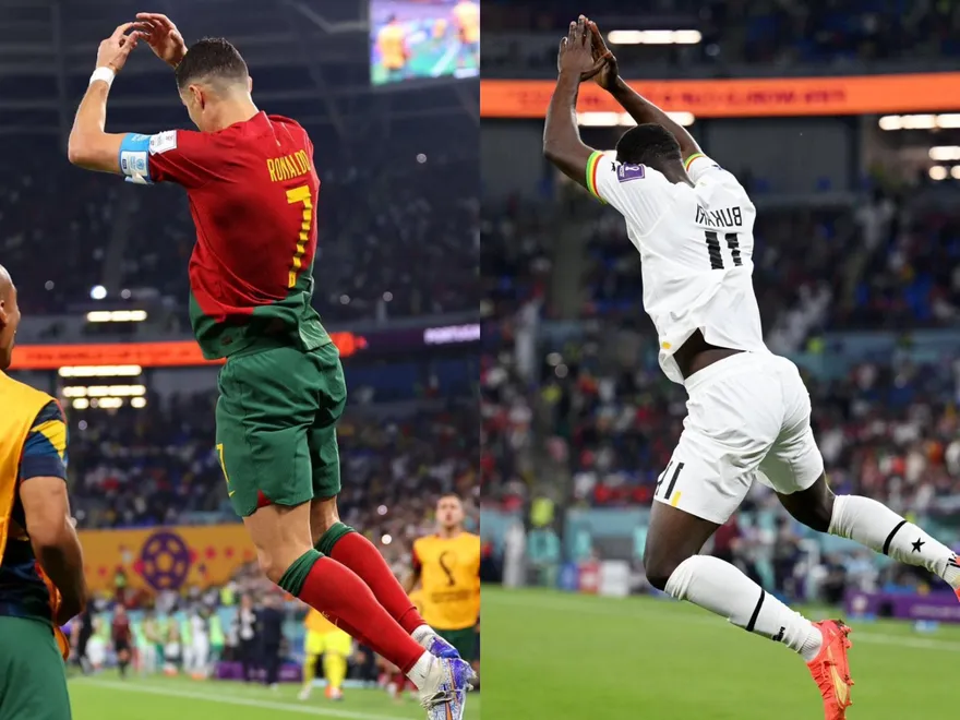 世足賽/哪根蔥！學C羅進球招牌動作　迦納球員挨批澄清「他是我的偶像」