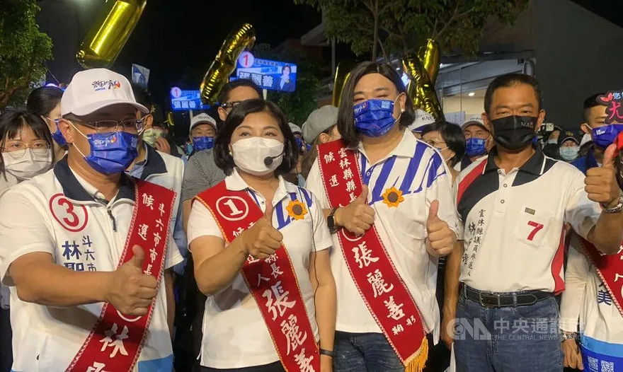 雲林藍綠候選人尬場　同在斗六市掃街拜票