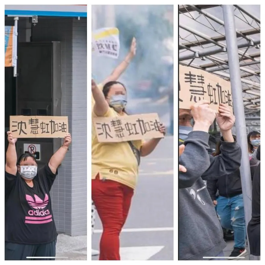 沈慧虹謝票之旅開跑　網友眼尖抓包：「這一塊」怎麼碰巧都一樣？