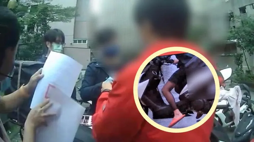【影】變裝癖男連2天「裙裝+黑色開檔褲襪」　路邊公然噁尻槍　警持搜索票逮人