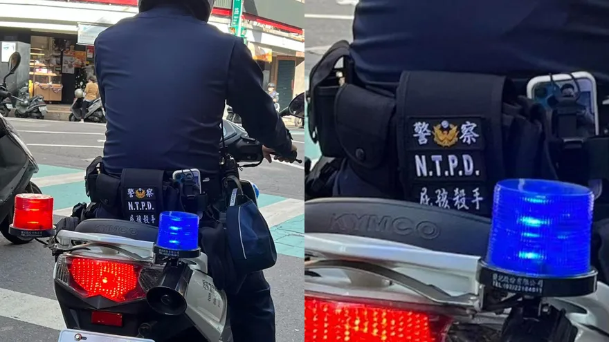 說到要做到！警察腰包繡「屁孩殺手」3萬網笑翻：不要光說不練