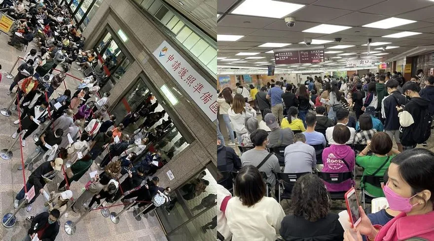 人擠人！現場申辦護照至少2.5小時　外交部教免排隊神招