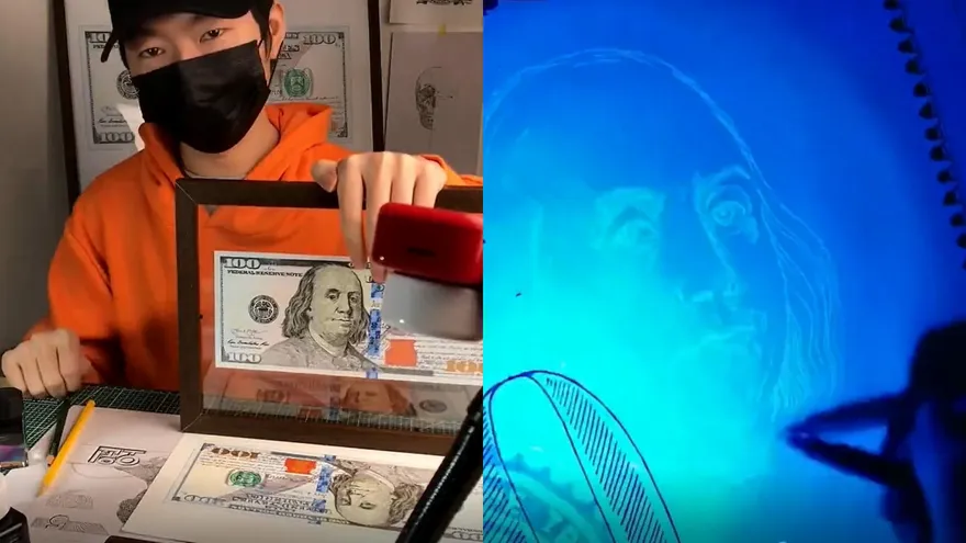 【影】連防偽浮水印都有！《無雙》啟發手繪美鈔太逼真　畫師暴紅後遭警盯上…網友：你真「刑」！