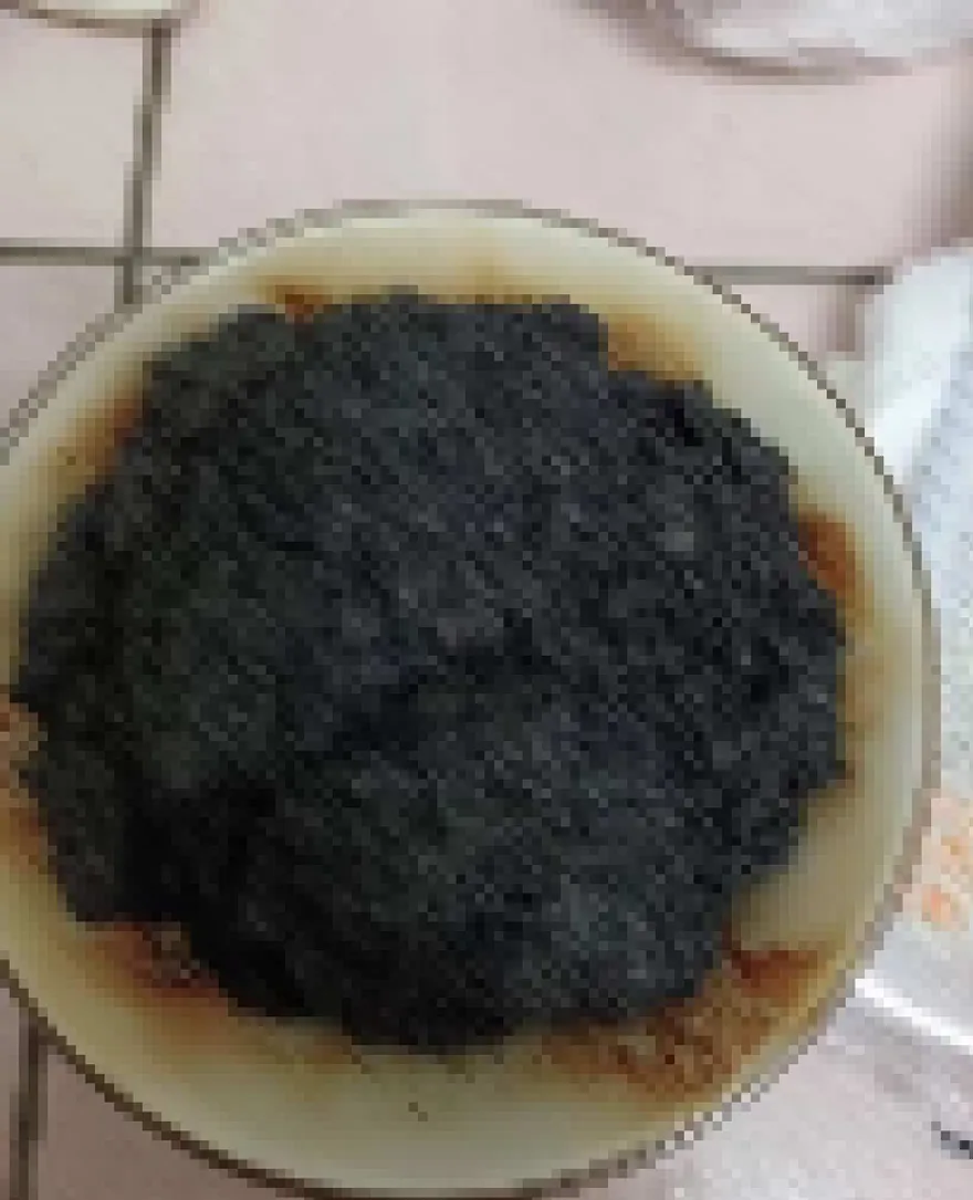 夠天兵！傻網友料理弄錯一步驟　好吃湯圓慘成一團黑泥