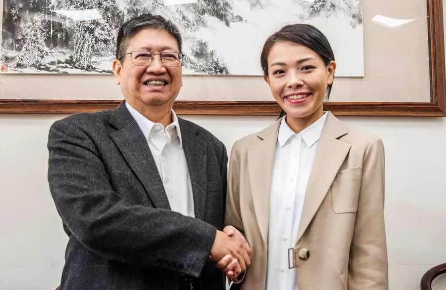 高虹安拜會縣長楊文科談「這件事」 獲高度共識