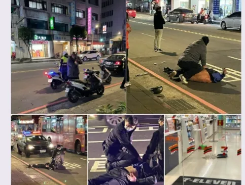 【影】新店晚間發生超商搶案！持棍棒攻擊民眾、店員　只搶361元遭警逮