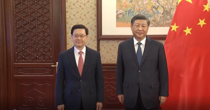 習近平會見港特首北京述職　李家超：目標明年1月中前陸港全面通關