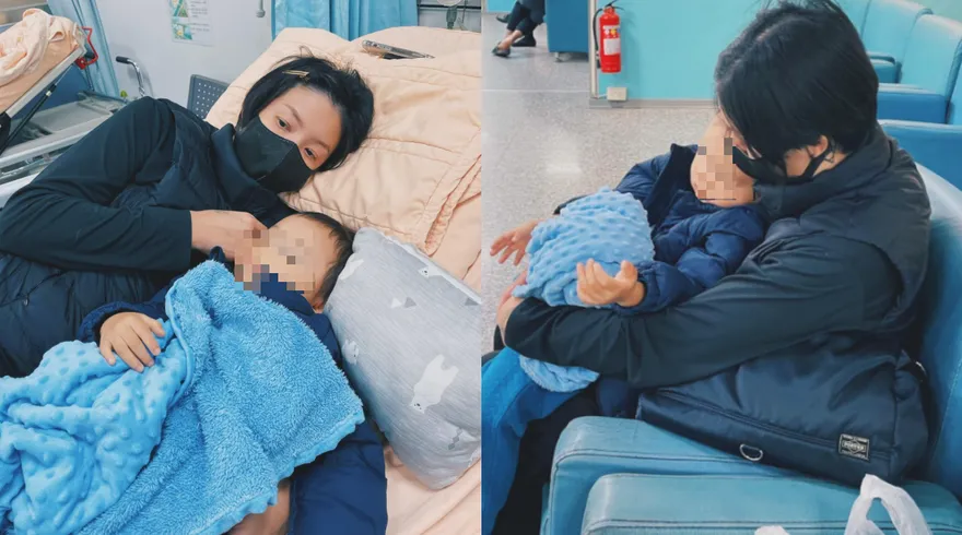 歐陽靖兒莫名狂吐…平安夜送急診！不捨：看了好心疼