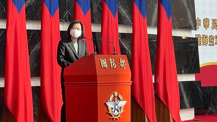 兵役恢復1年制前夕　蔡英文發表重要談話