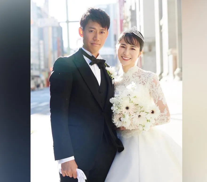 錦織圭補辦婚禮　婚紗照一臉嚴肅　豪語「拚命重返世界舞台巔峰」