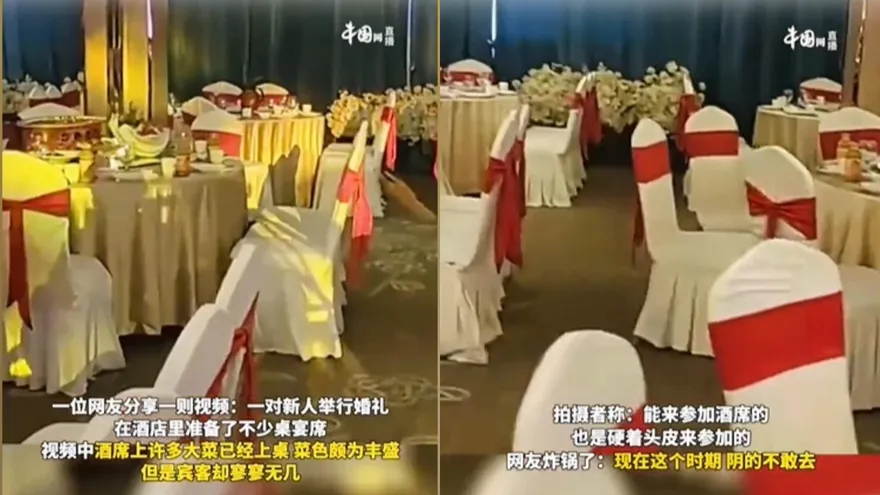 超糗婚禮！怕染疫數十桌宴席「0人到場」　網友批：尷尬浪費又鬧心...