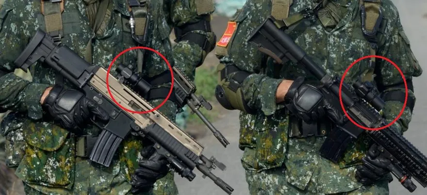 擺拍被抓包？吳怡農瞄準鏡裝反  遭譏「作戰常識不足」