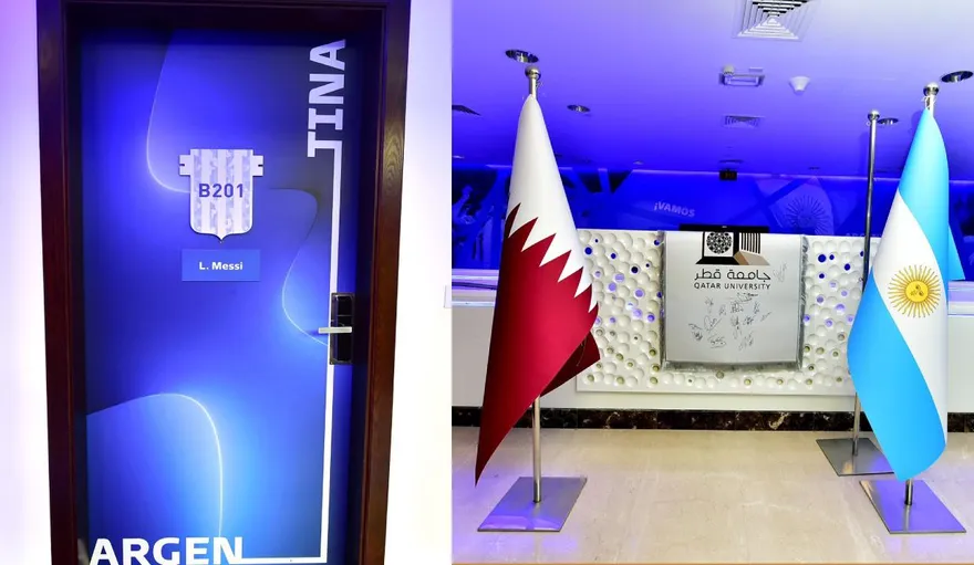 【影】梅西就是住這間！卡達新景點　套房改建迷你博物館