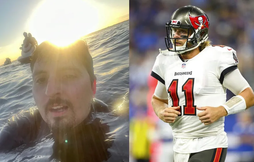 影/海上目睹直升機空難　NFL浪人意外成救命英雄