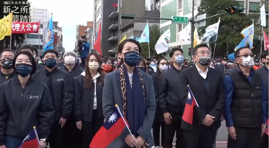 高虹安第一次！率市府團隊參加新竹市府升旗典禮 他們都到了