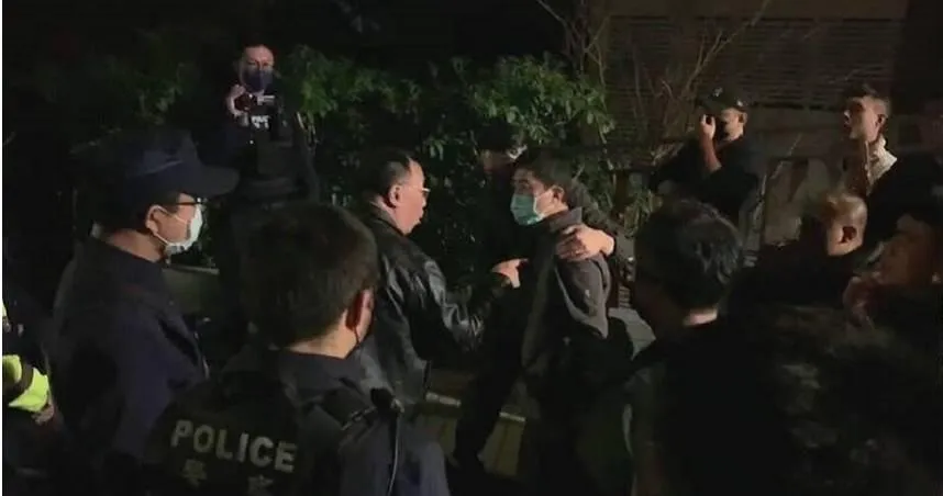 影/妻難忍跨年趴太吵竟遭韓女賞巴掌　竹聯幫大哥氣炸十多名黑衣小弟包圍社區