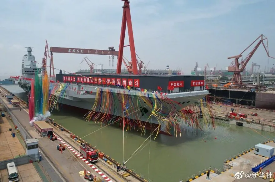 大陸「第三艘航母」福建艦：今年工作中心是試驗試航