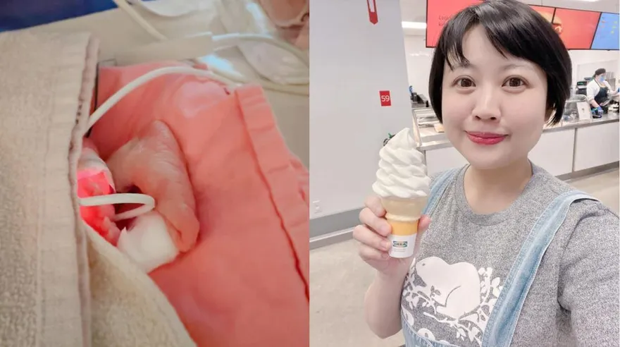 恭喜「星光二班」林宜融當媽了！寶寶早產暫留保溫箱　網友湧留言祝福