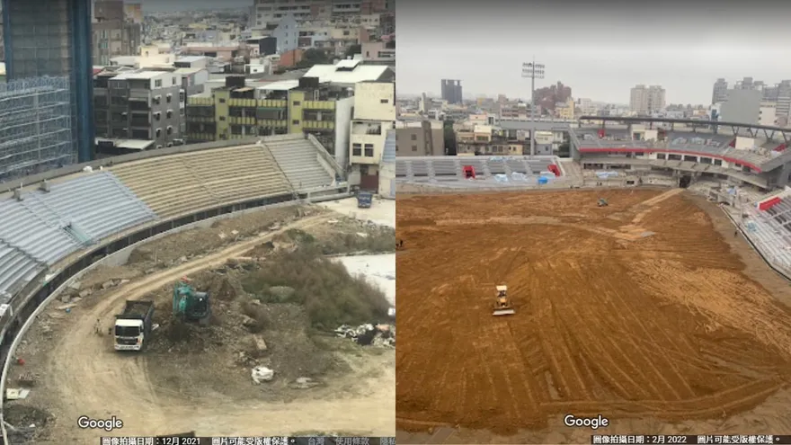 新竹棒球場埋廢土鐵證曝光？媒體人曝「球場驚人演化照」狂喊：人在做人在看！