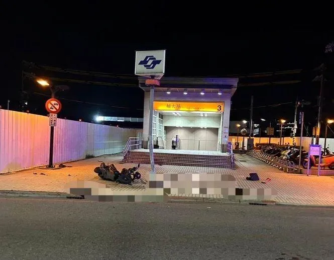 騎車撞燈桿噴飛…新莊死亡車禍！34歲男魂斷「輔大捷運站出口前」