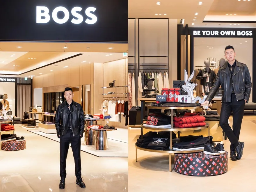 才剛「撞爆鼻樑」！瘦子帶傷仍帥氣出席BOSS台北101開幕活動　「行走的費洛蒙」名副其實