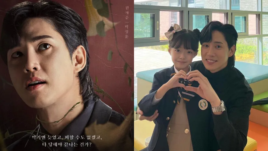 《黑暗榮耀》入戲太深！朴成勳合照劇中女兒…「一票韓星」驚喊：快逃