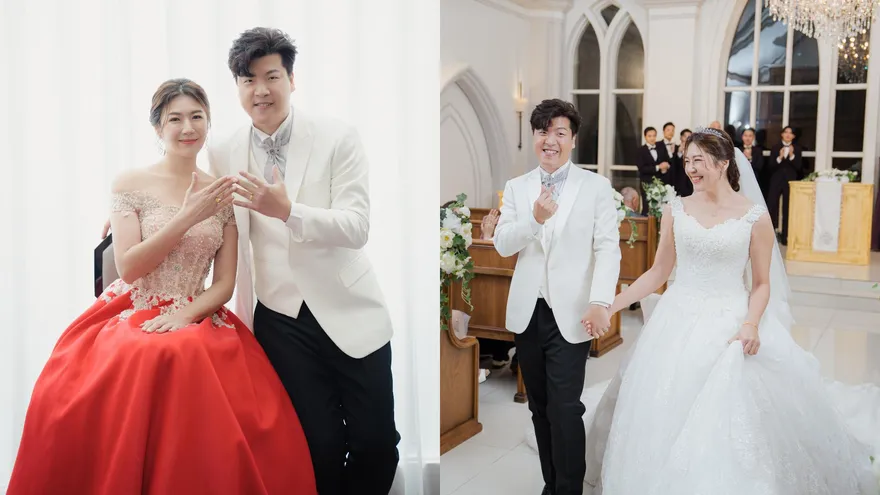 美女主播鄭亦真婚禮驚爆「電影情節」！新郎「鑽戒不見」全場傻眼