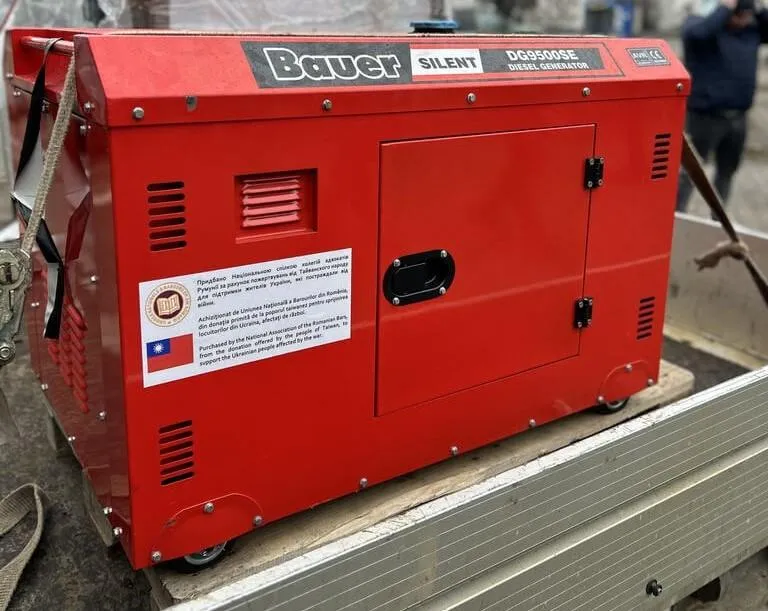 烏克蘭學生受戰火與寒冬之苦！台灣捐款購11台發電機取暖