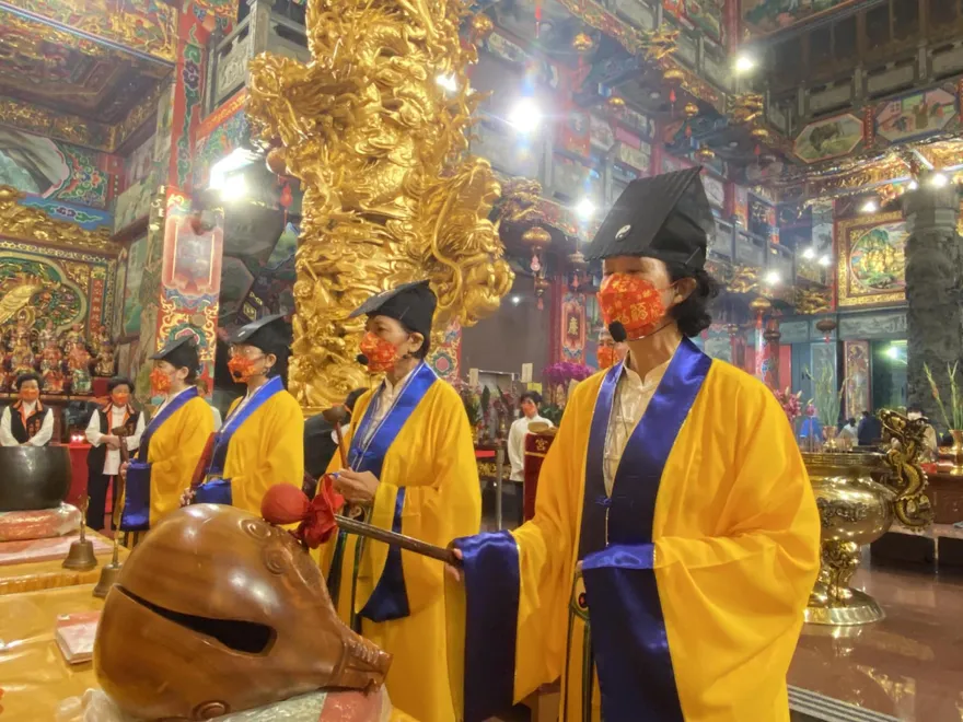 去年預言林智堅退選！桃園大園仁壽宮抽國運籤：等待風雲際會一飛上天