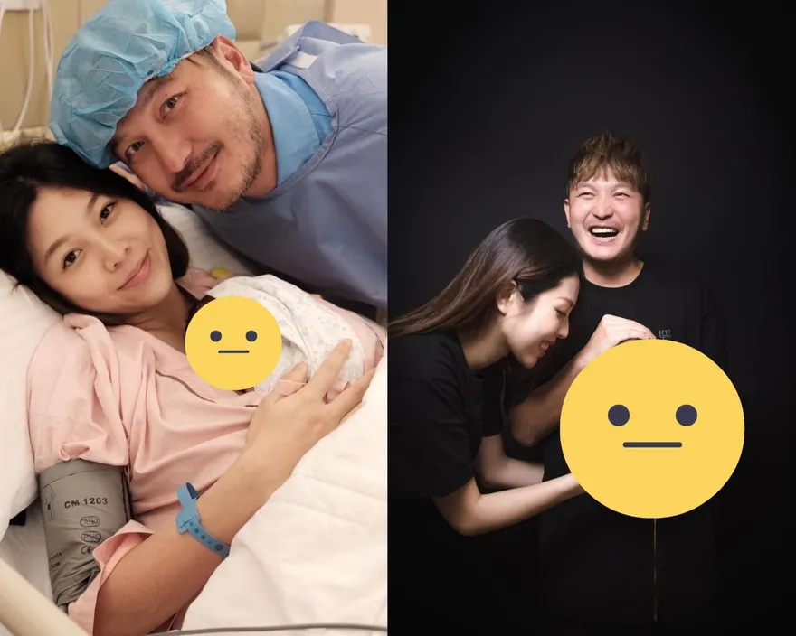 KID曬溫馨全家福「雙手充滿溫度」！小野人「大灑黃金」送祝福　網全笑了