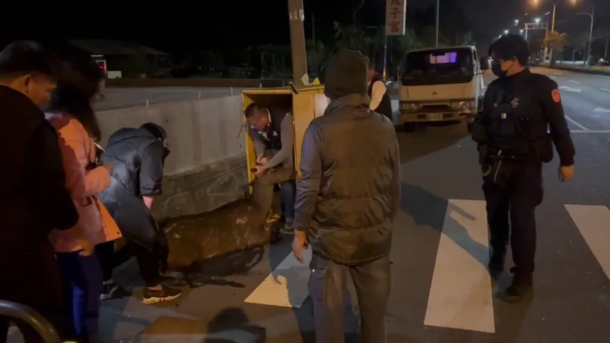 影/最後值勤身影曝光！彰化警慘遭毒駕男追撞喪命　前一晚支援水鹿救援