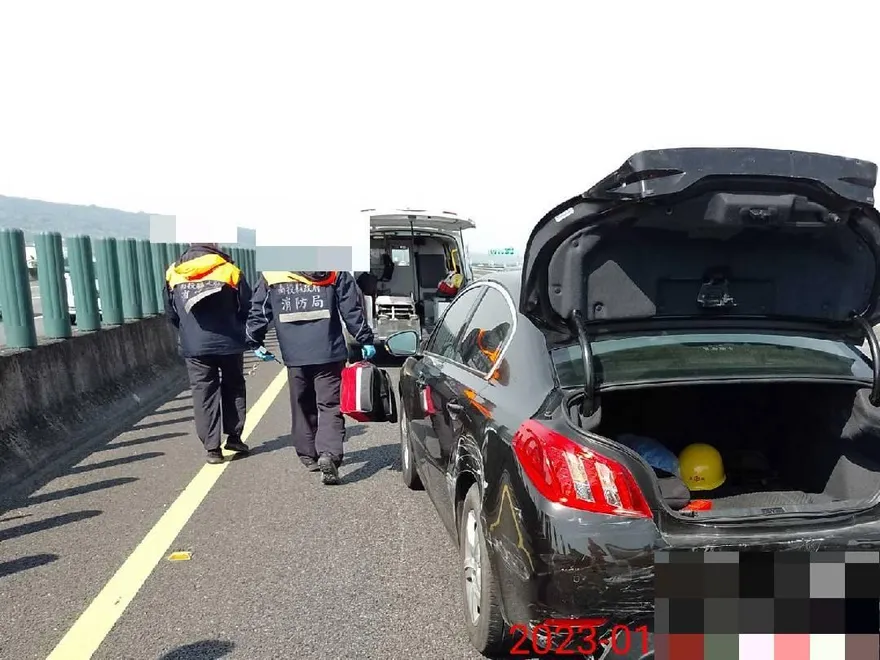 影/初五又出「撞」況！國三北向225.9公里內側車道　3車追撞一度造成回堵2公里